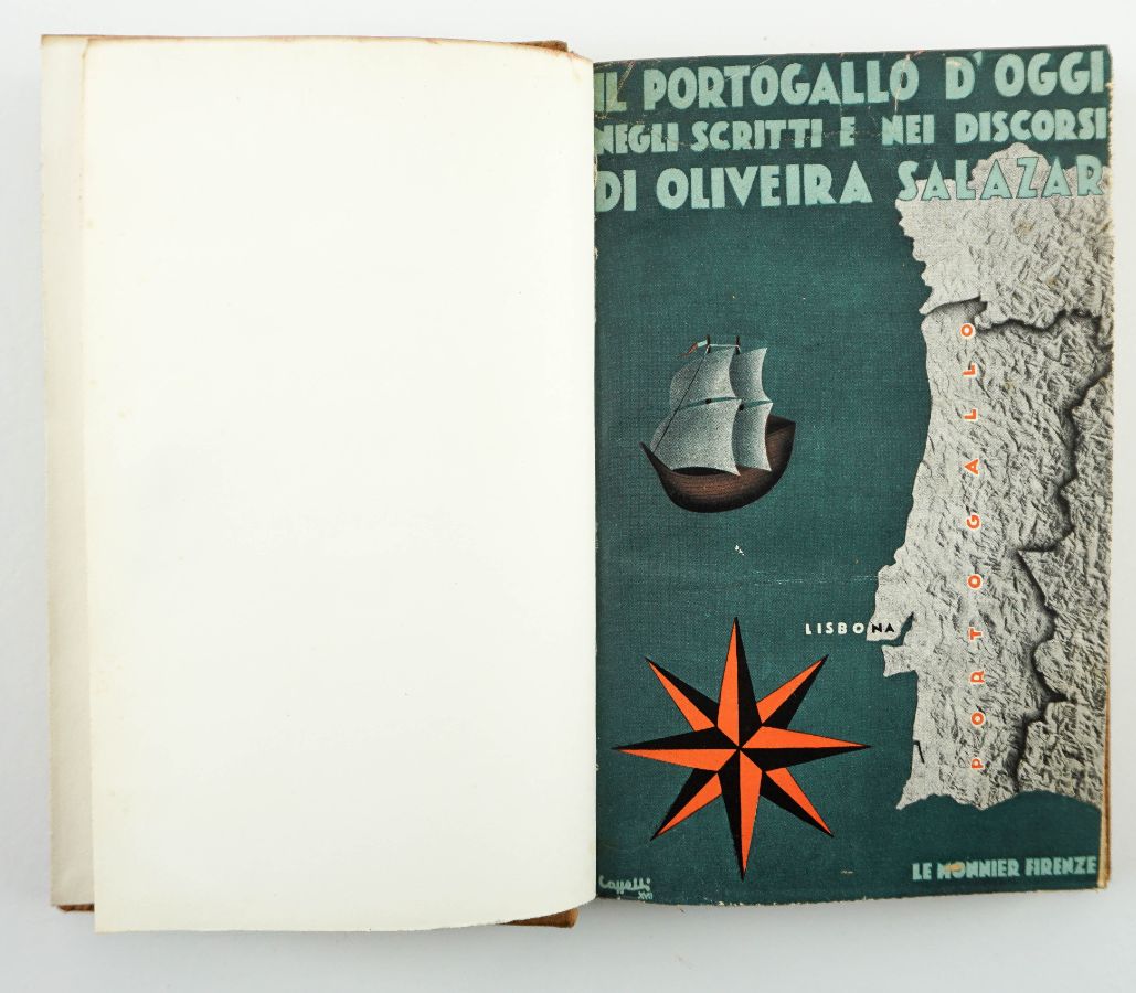 Raro livro sobre Salazar publicado na Itália fascista (1939).