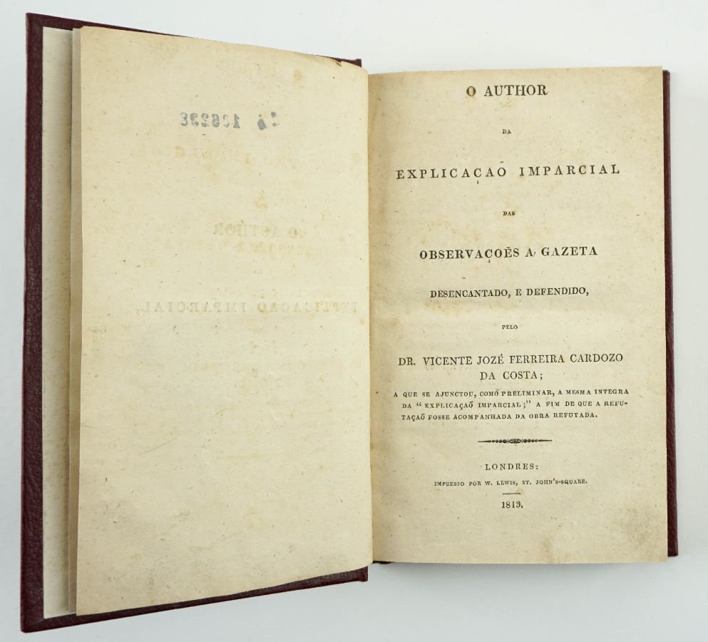 Obras sobre um maçon deportado para os Açores em 1810