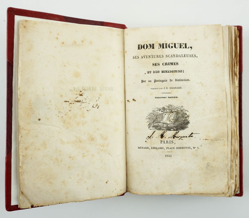 Aventuras e crimes de D. Miguel (1833)