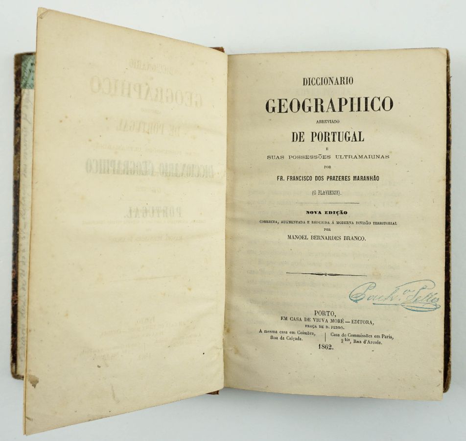 Dicionário geográfico de Portugal e possessões ultramarinas (1862)