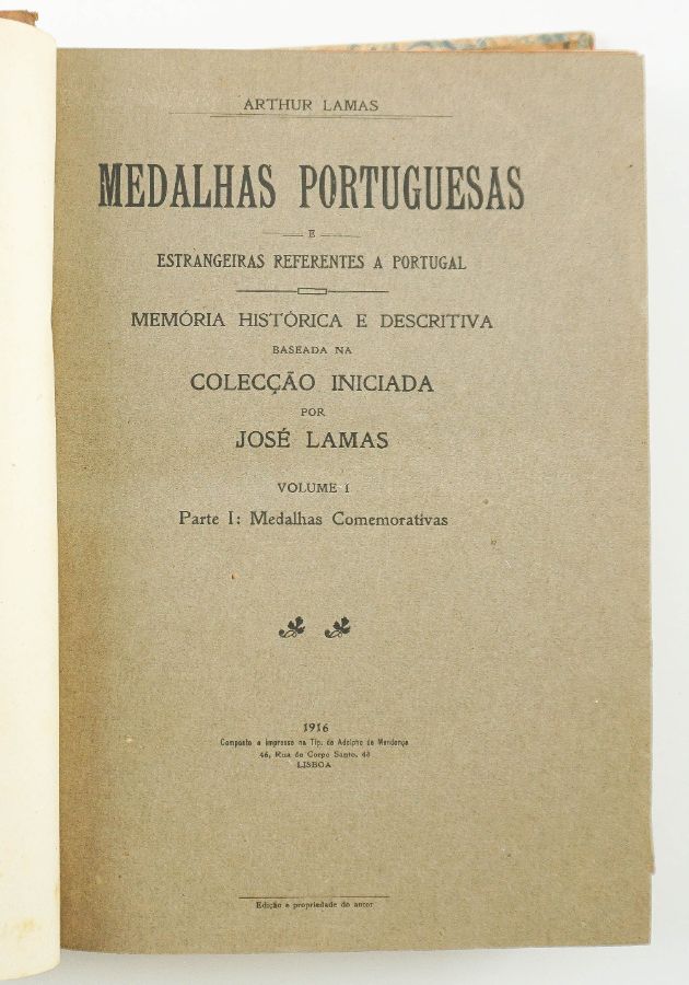Medalhas Portuguesas e Estrangeiras referentes a Portugal