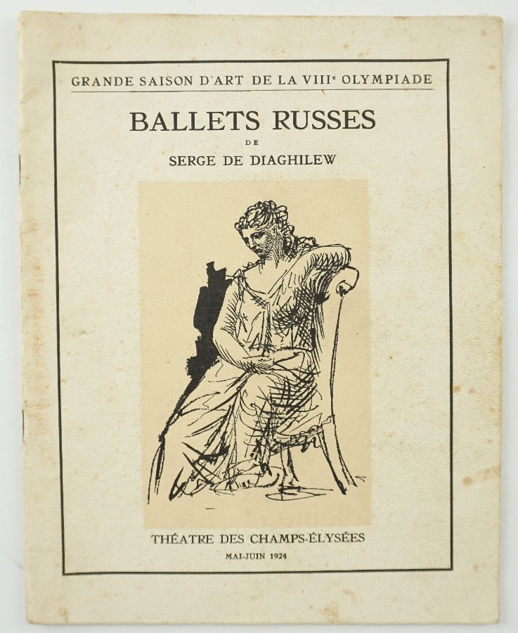 Ballet Russes de Serge de Diaghilew – Raro Programa 1924