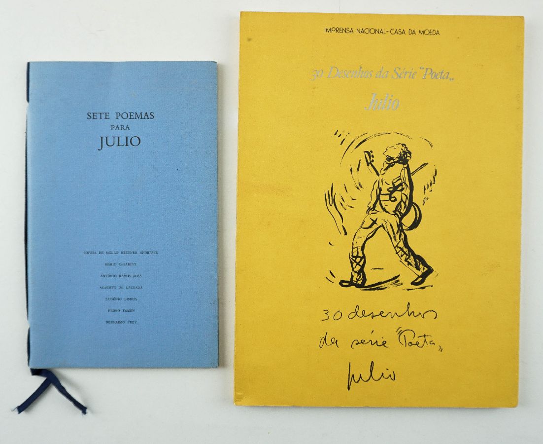 Conjunto de duas obras sobre Júlio