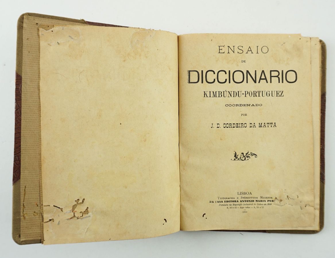Ensaio de Dicionário Kimbúndu- Portuguez