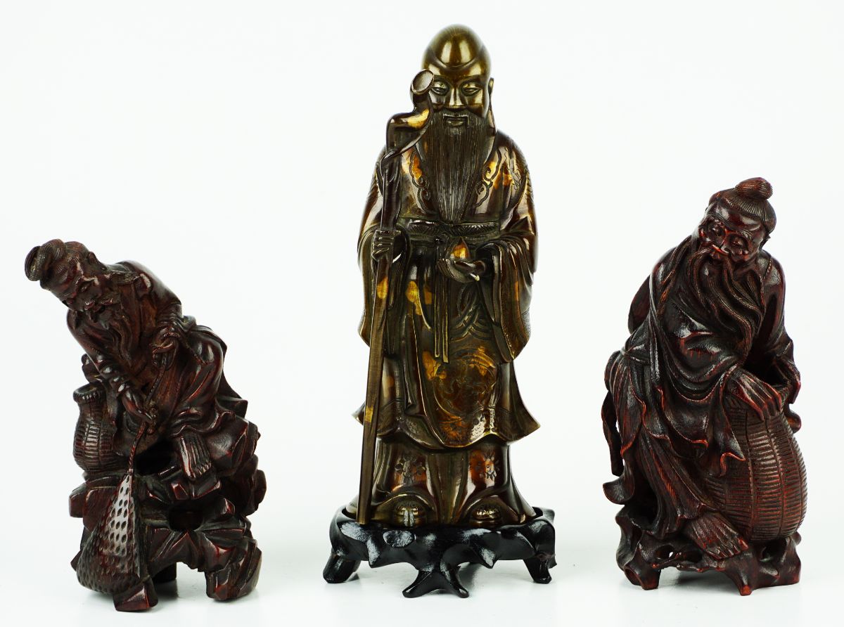 3 Esculturas Orientais
