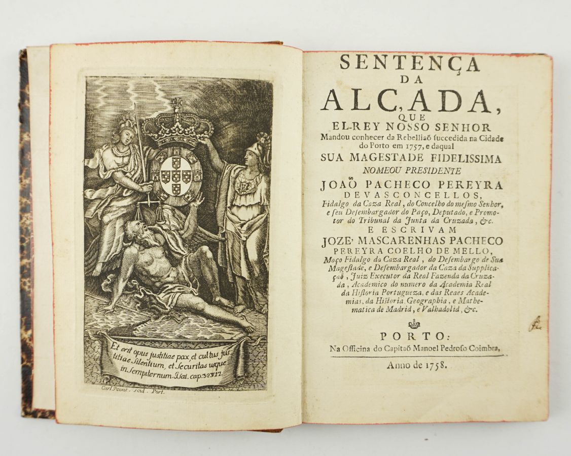 Sentença da Alçada contra a Rebelião sucedida no Porto em 1757