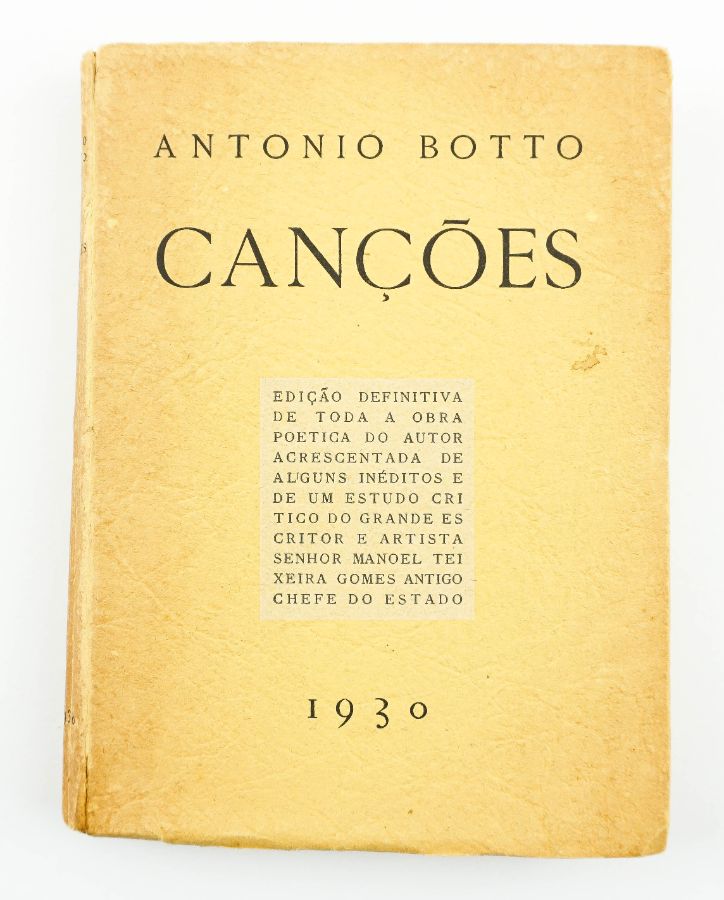 António Botto – com dedicatória