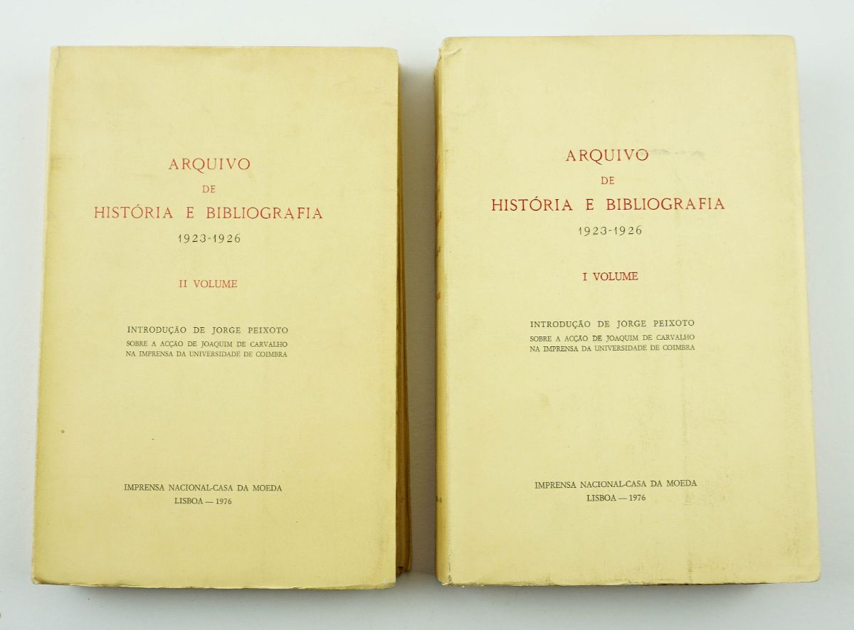 Arquivo de História e Bibliografia 1923-1926