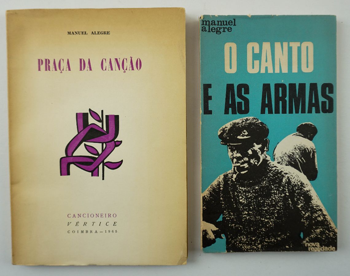 Manuel Alegre. Primeiros dois livros do autor