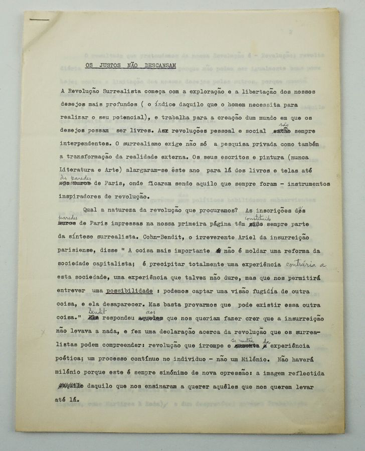 Texto Surrealista – Mário Cesariny