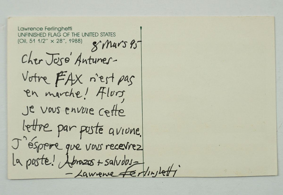 Lawrence Ferlinghetti – Manuscrito