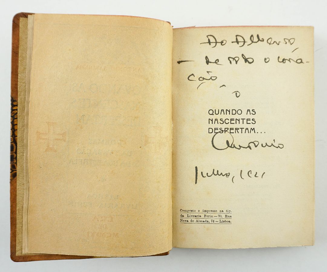 1ª edição autografada da António Sardinha