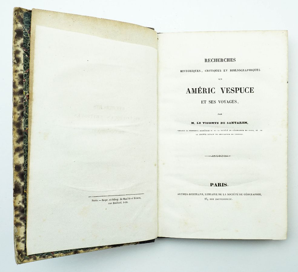 Visconde de Santarém - Américo Vespucio (1842)