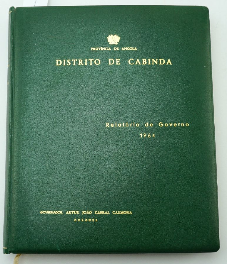 Distrito de Cabinda - Relatório de Governo (1964)