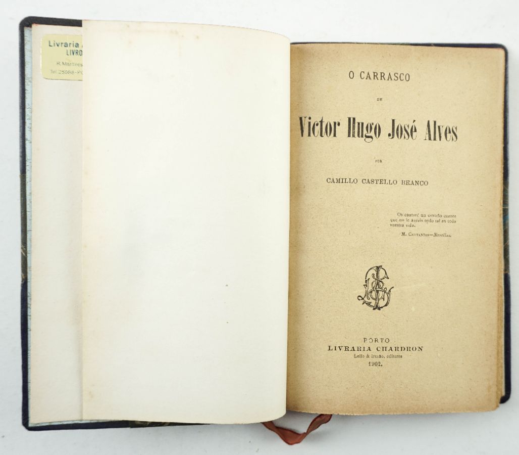 O Carrasco de Victor Hugo José Alves por Camillo Castelo Branco