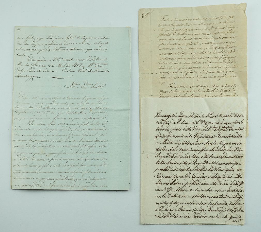 Brasil sec XVIII Importante manuscrito sobre o inicio do movimento da independência e respectiva ligação maçonica, - A Revolta de Pernambuco - 1817
