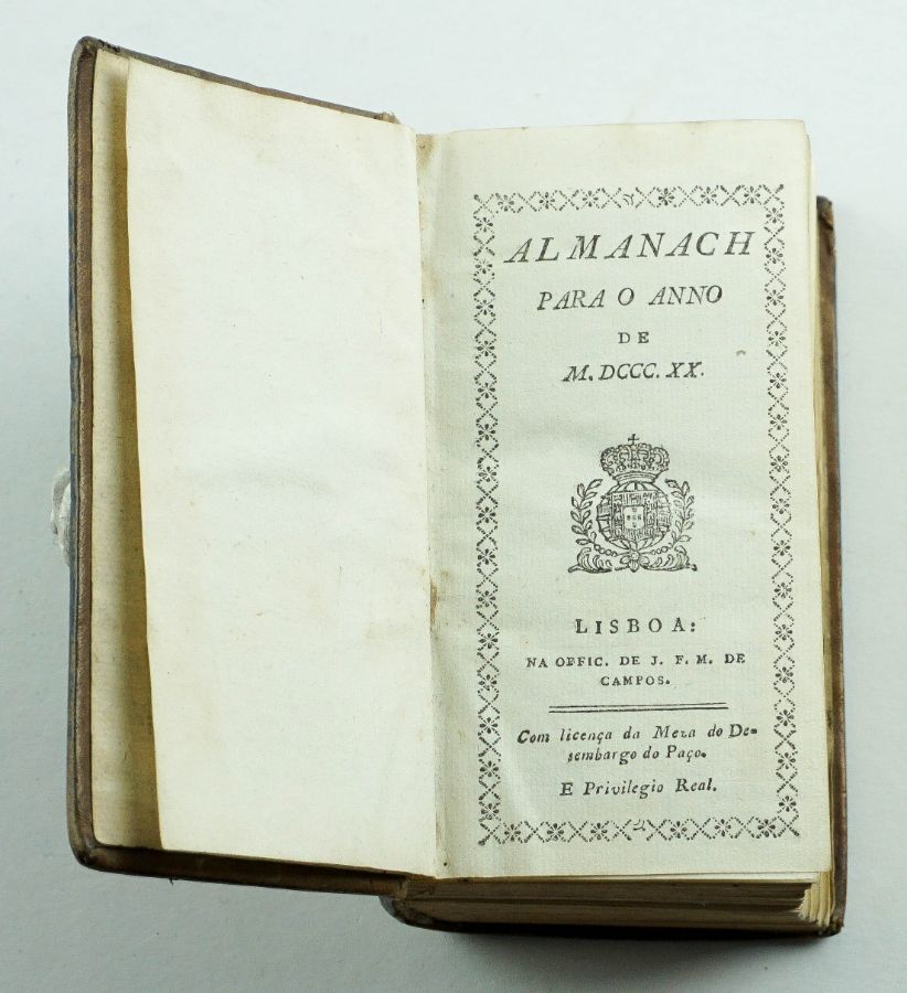 Almanaque para 1820, ano da Revolução Liberal