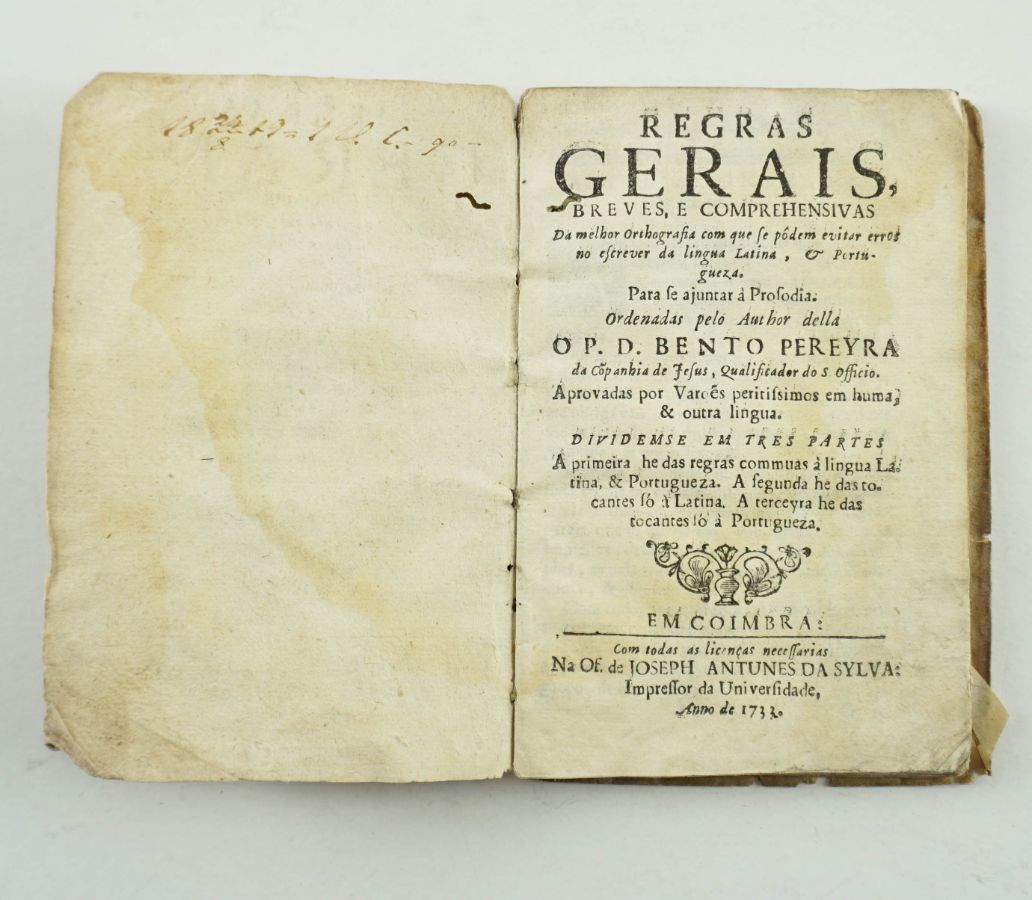 Ortografia Portuguesa – 1733