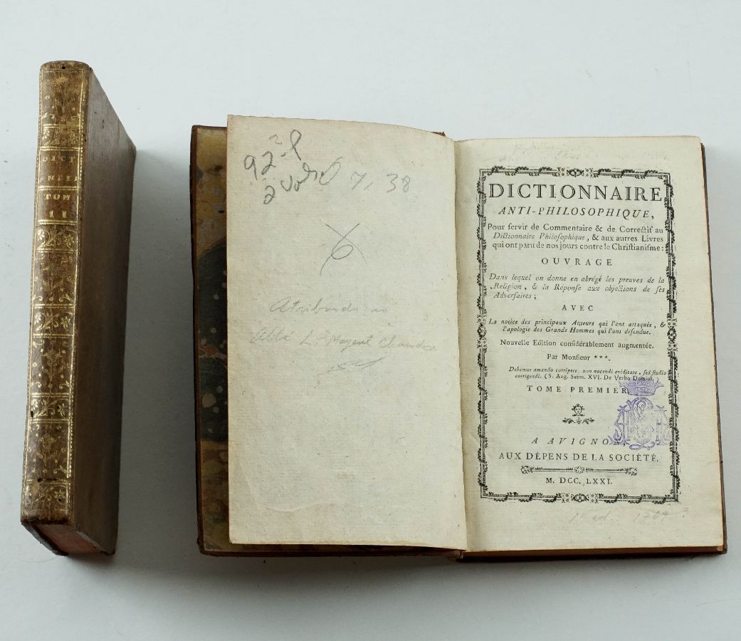 Dicionário Anti-Filosófico (1771)