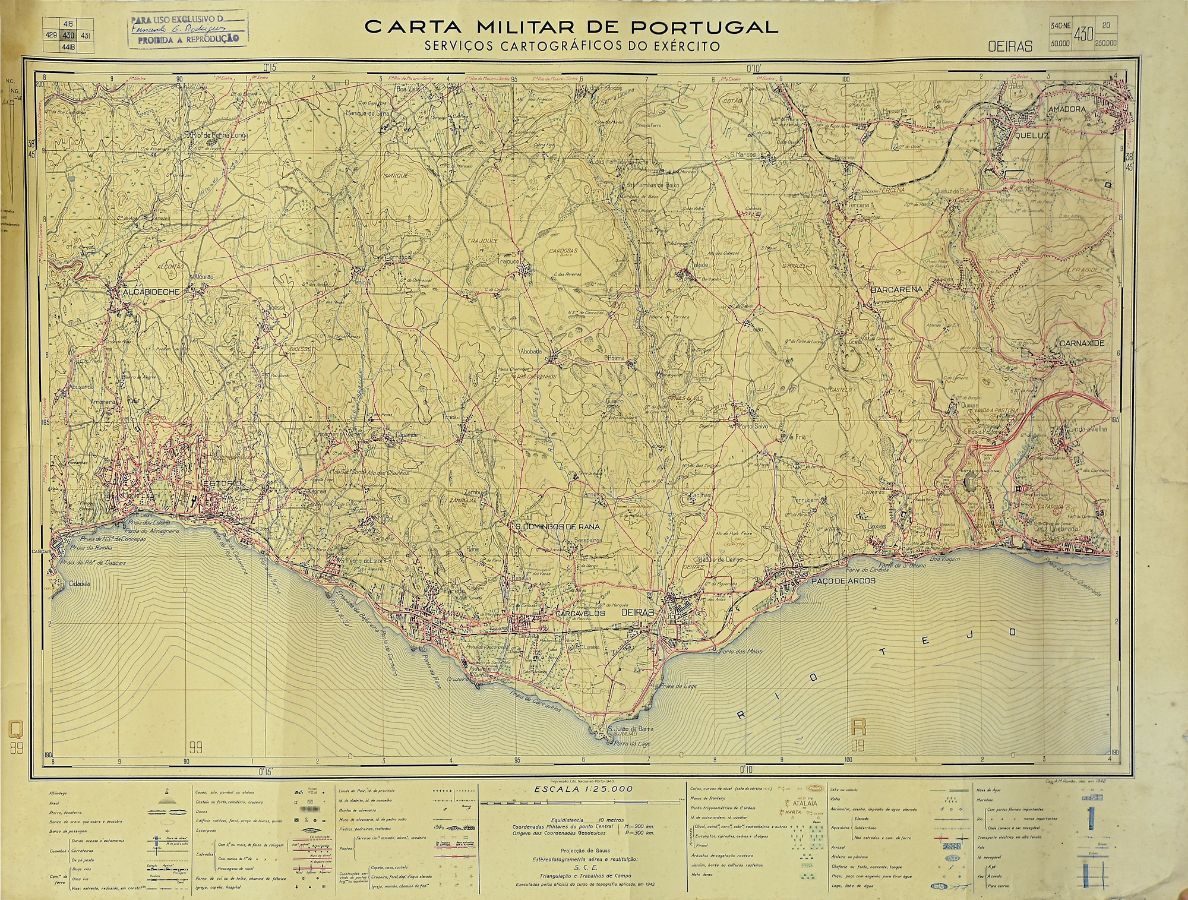 4 Mapas Militares de Portugal
