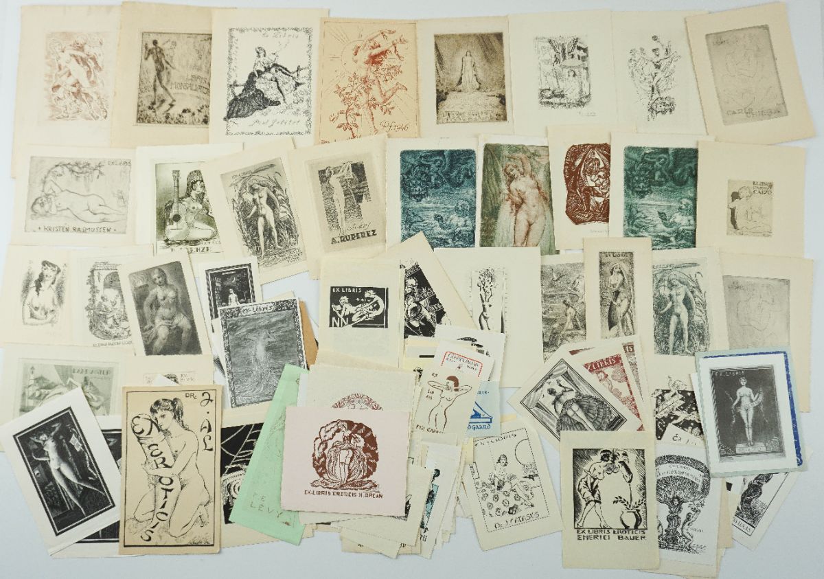 Colecção de Ex Libris Eróticos e Nús