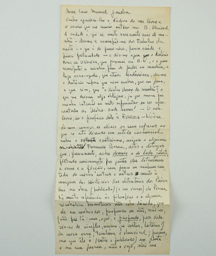 Manuscrito Mário Cesariny