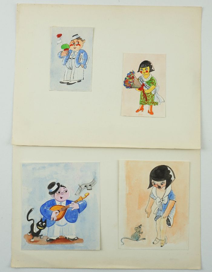 Desenhos Filme Canção de Lisboa