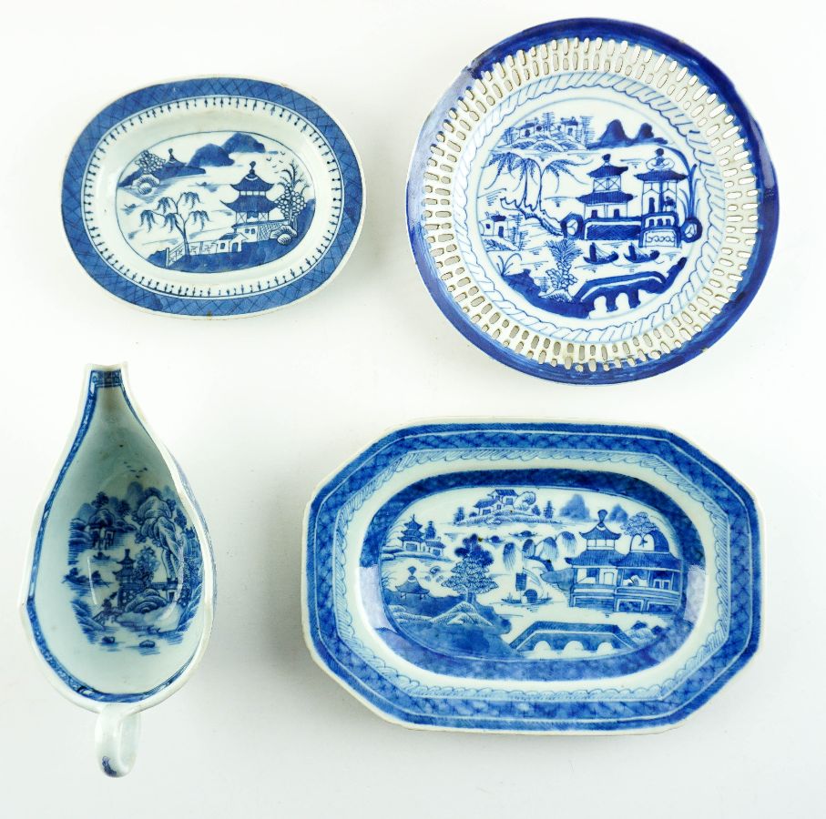 4 Peças em porcelana da China