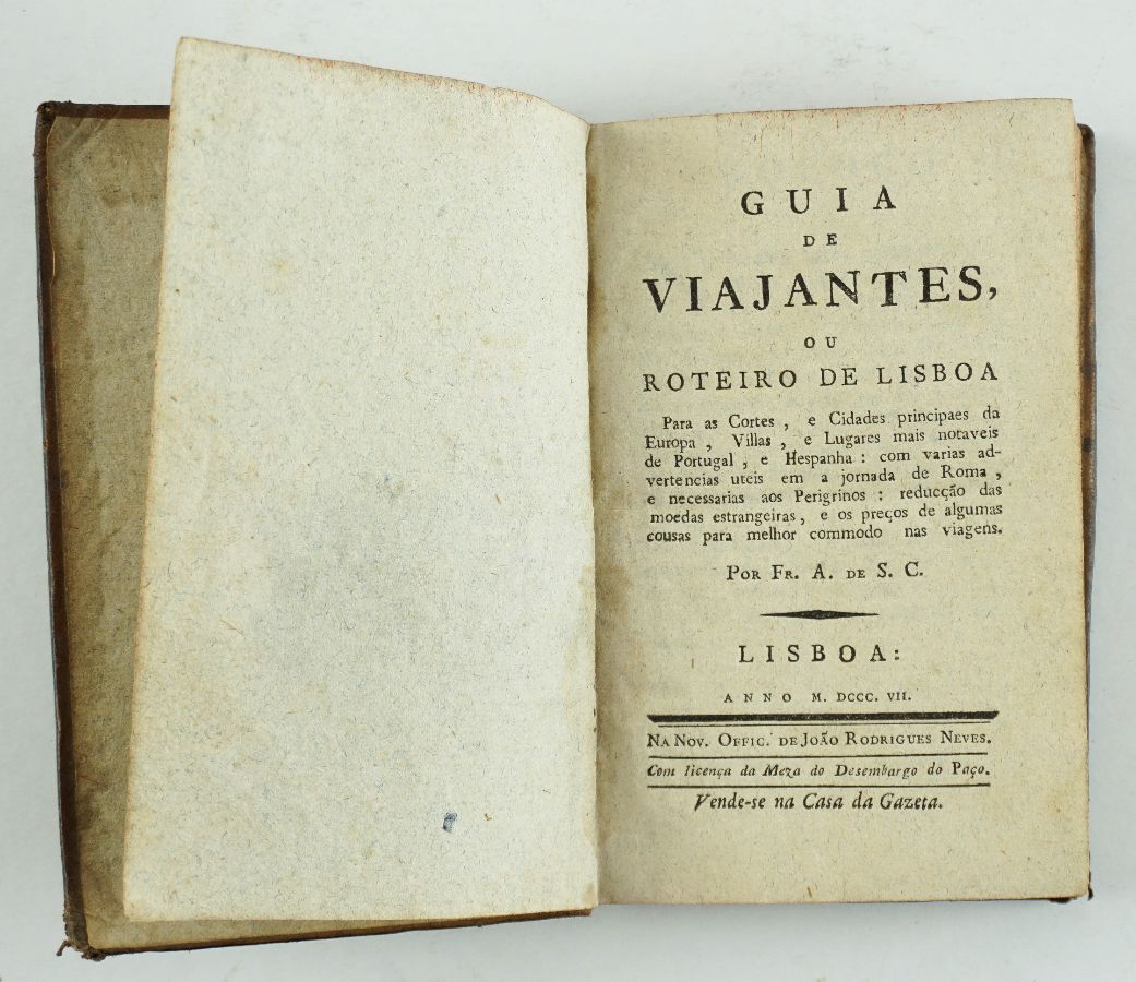 Guia de Viajantes ou Roteiro de Lisboa (1807)