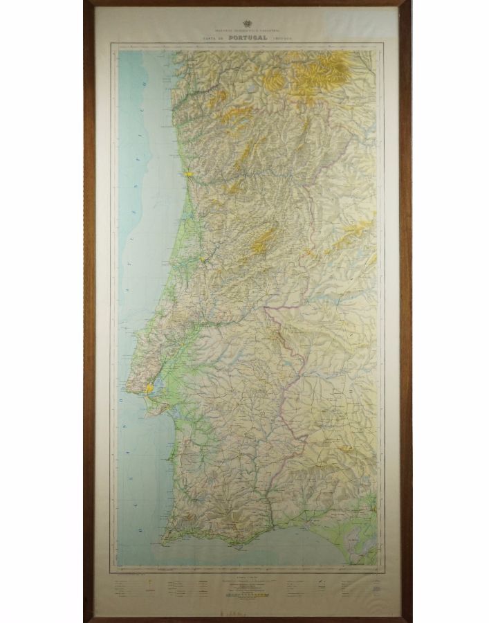 Grande mapa de Portugal