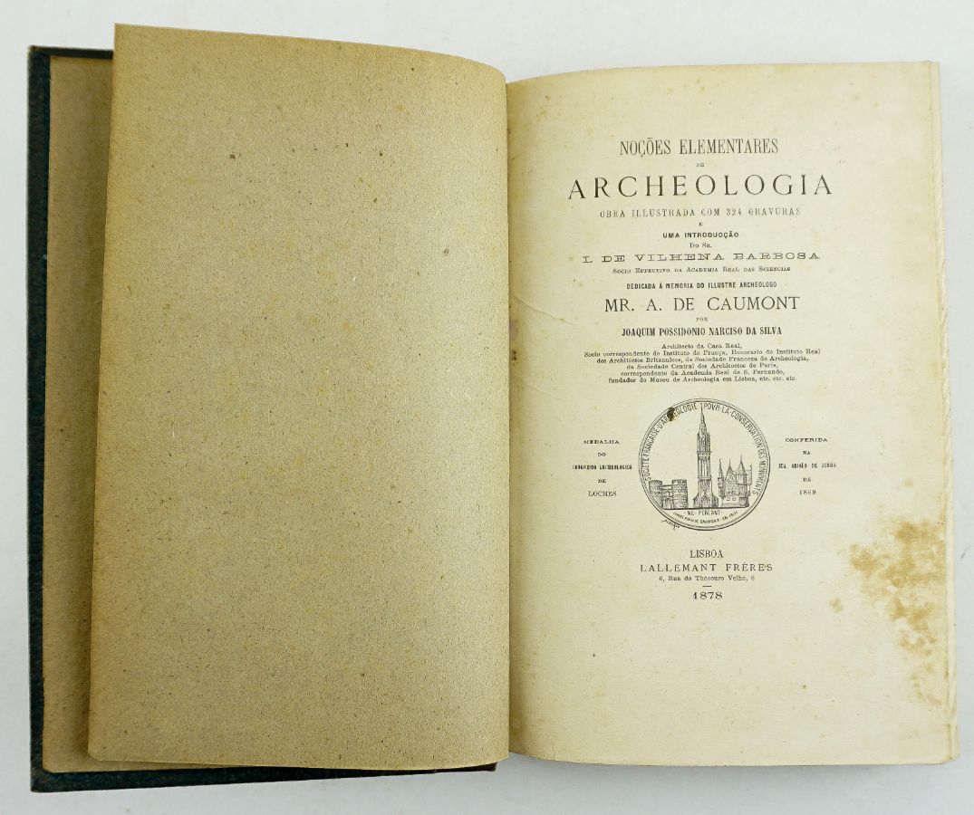 Noções Elementares de Archeologia por Joaquim Possidonio Narciso da Silva ( Arquiteto da Casa Real )