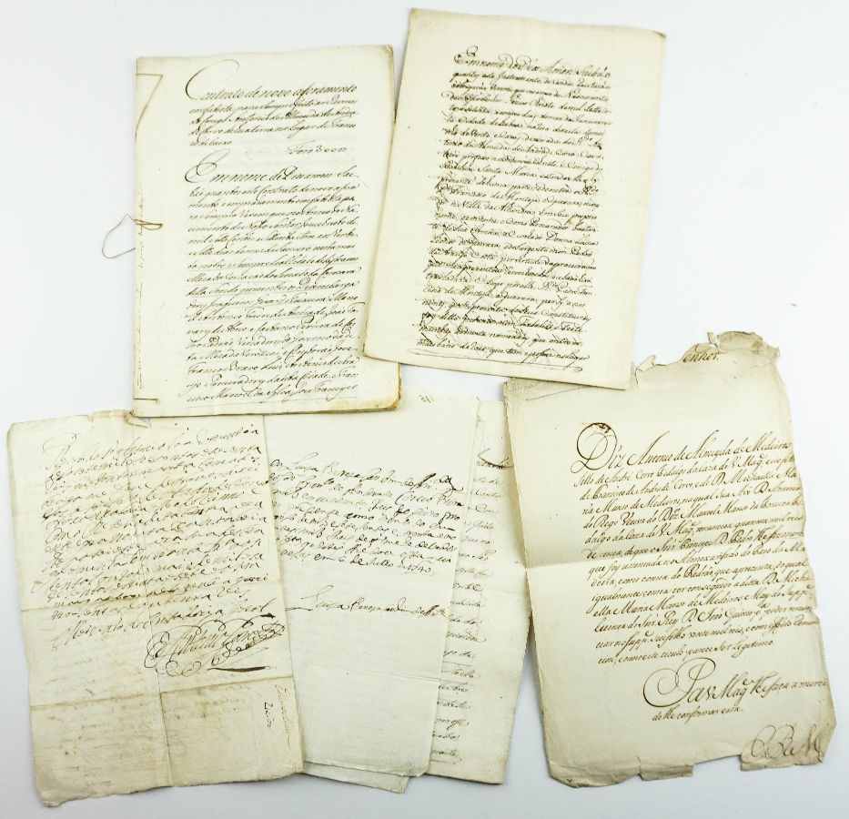 ANDRADE CORVO - VARIOS MANUSCRITOS. 1737 - 1773