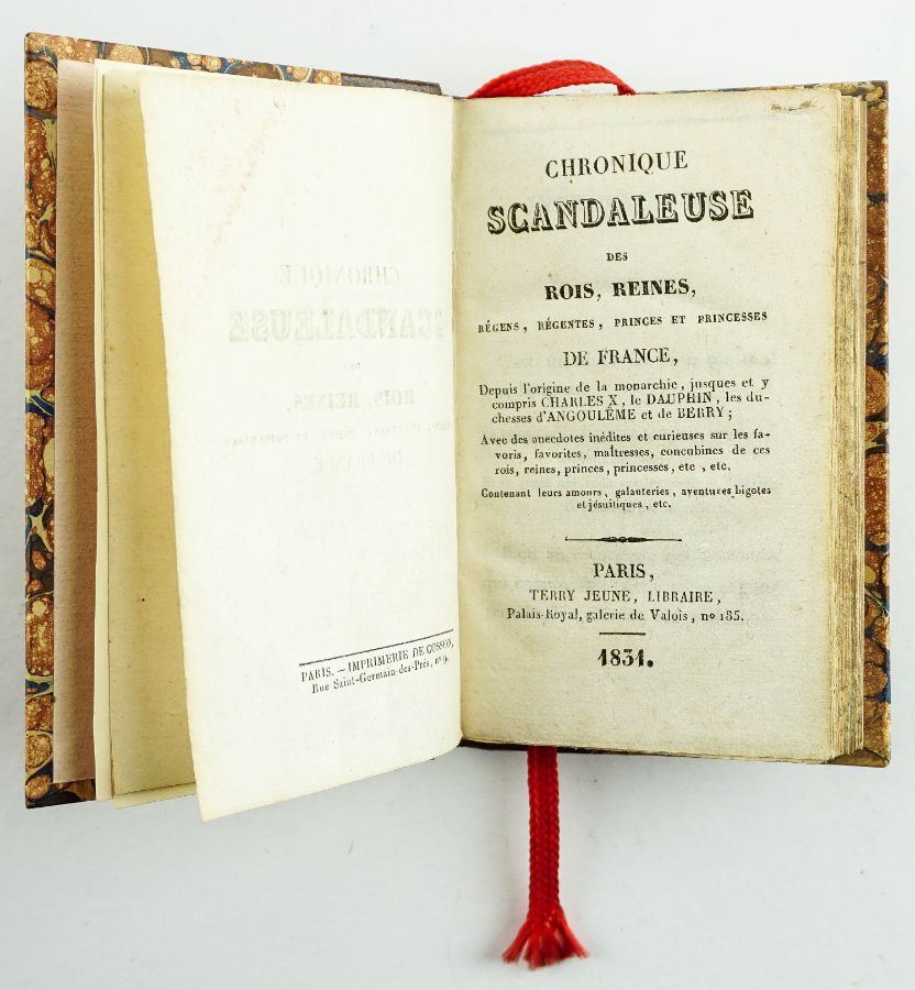 Chronique Scandaleuse des Rois, Reines, Regens, Regentes,