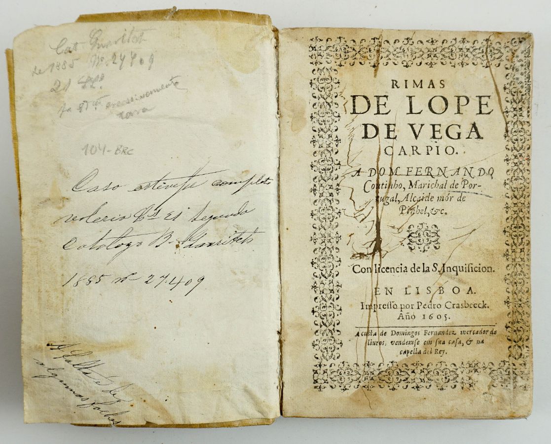 Primeira edição portuguesa de Lope de Vega - 1605