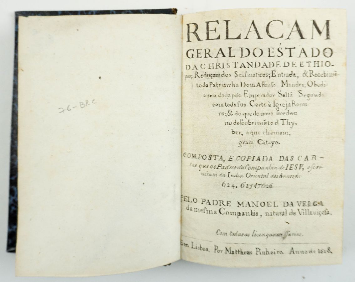 Relação do Estado da Ethiopia e Thibet - 1628