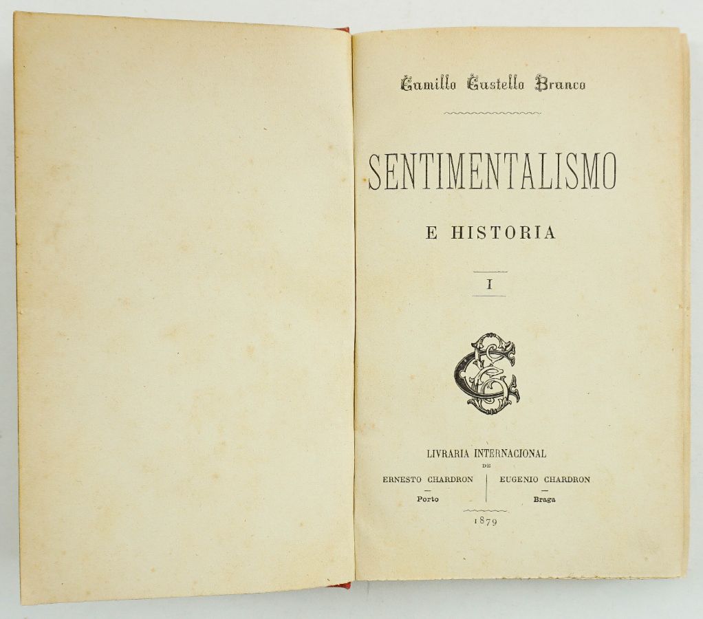 Sentimentalismo e Historia de Camillo Castello Branco