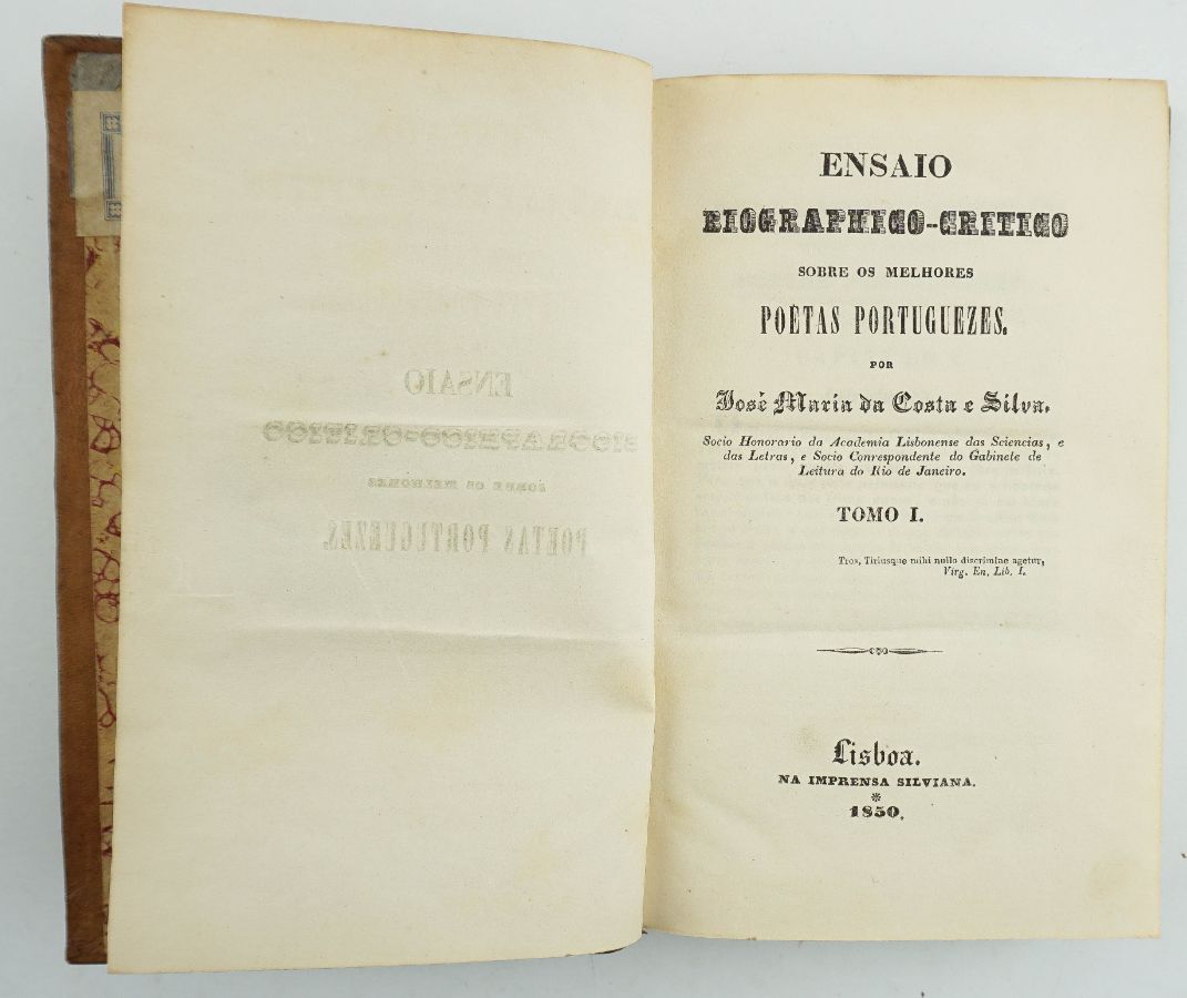Ensaio Biográfico-crítico dos melhores Poetas Portugueses (1850)