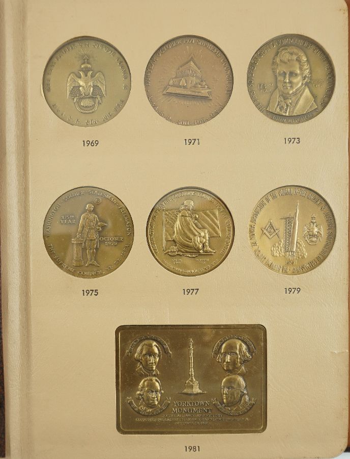 Colecção de medalhas maçónicas