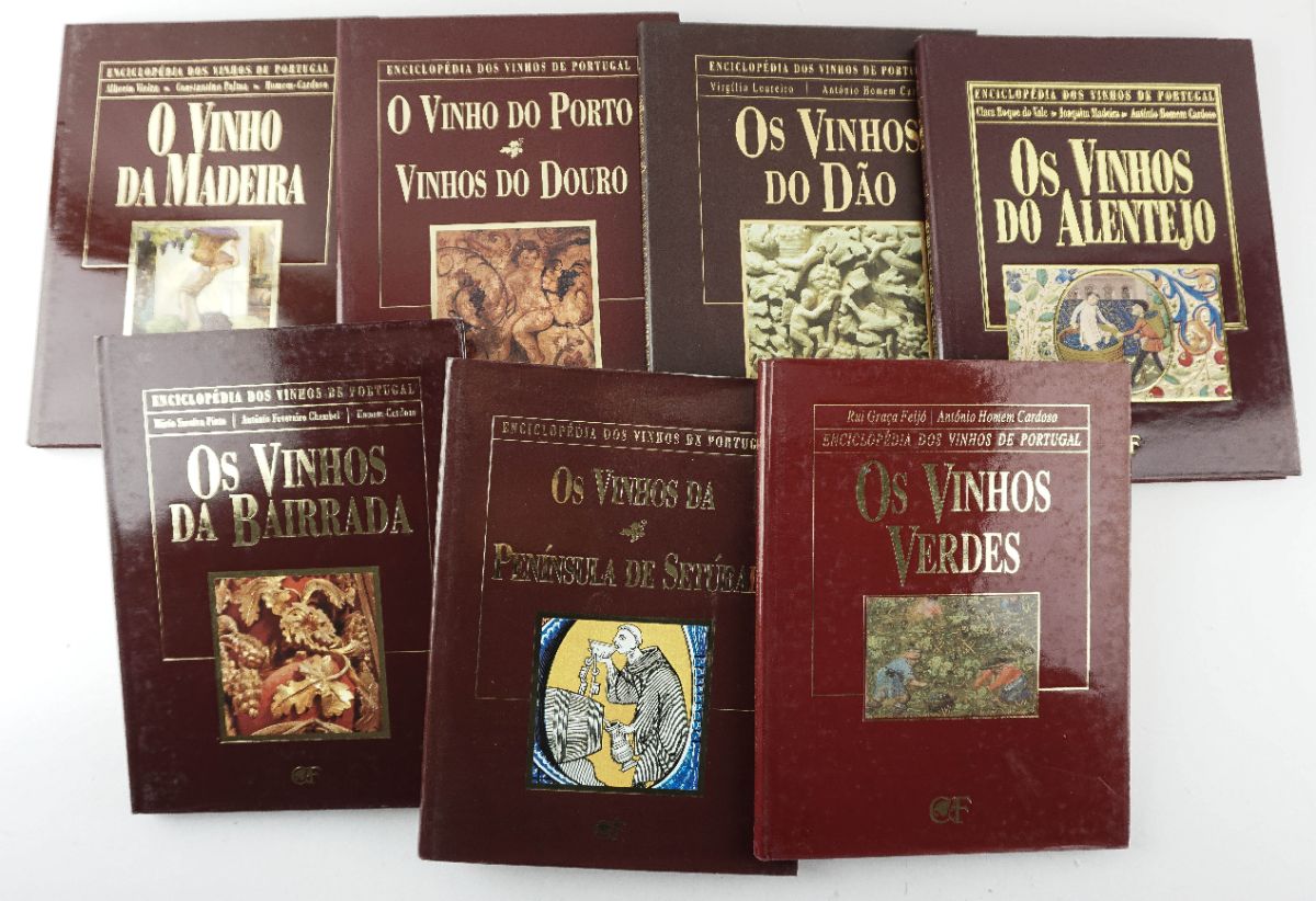 Enciclopédia dos vinhos de Portugal.