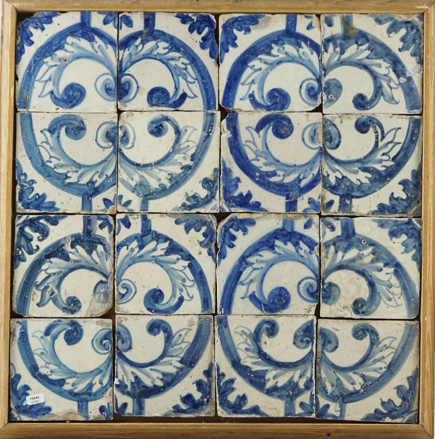 Painel de 16 Azulejos