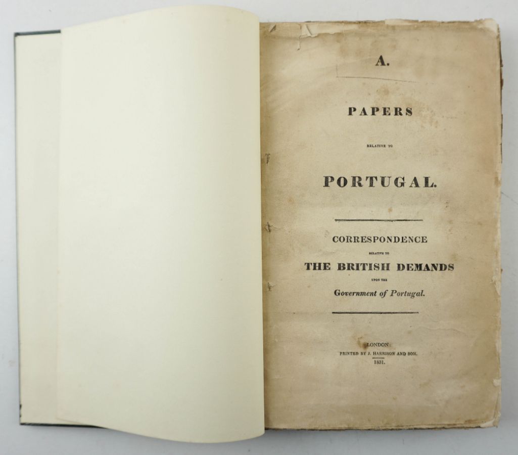 Documentos ingleses sobre a Guerra Civil em Portugal (1831)