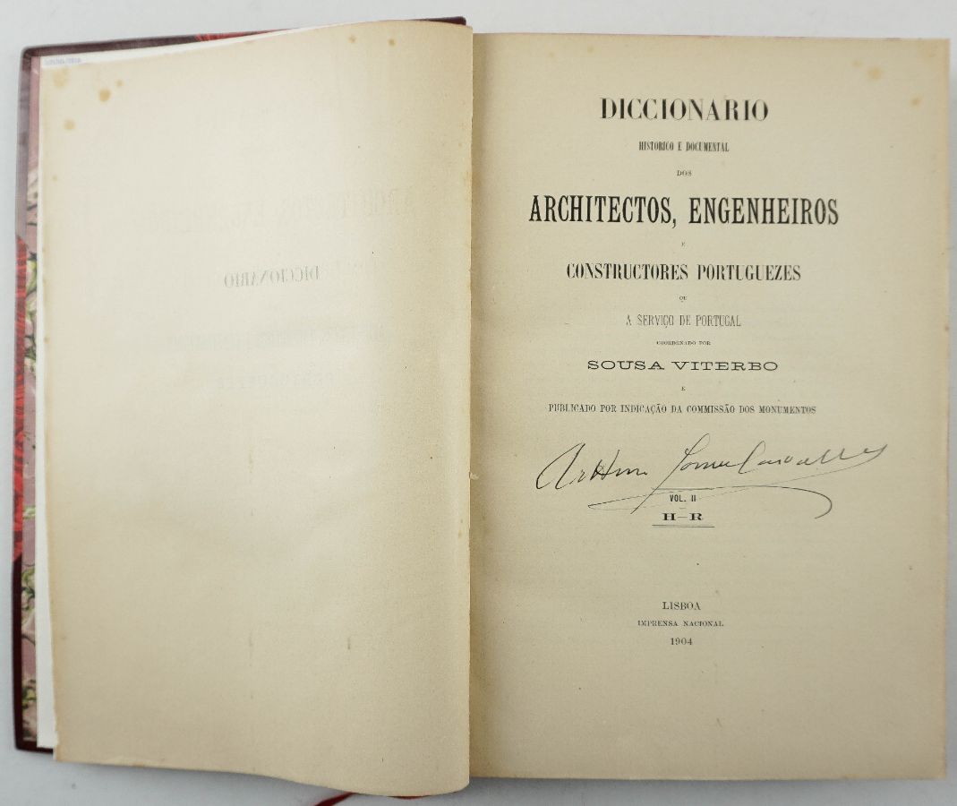 Dicionário de Arquitectos, engenheiros e construtores (1ª edição)