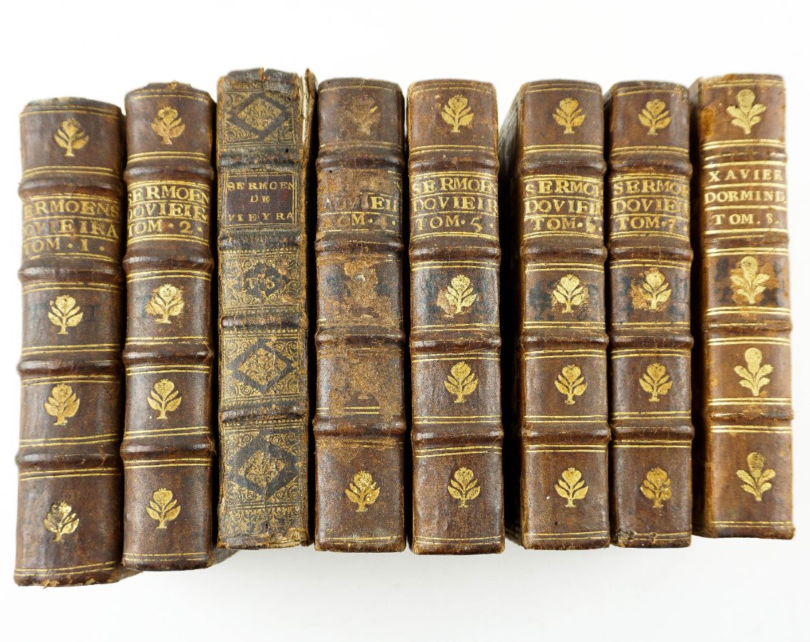 8 Livros Sermoens do Padre Antonio Vieira