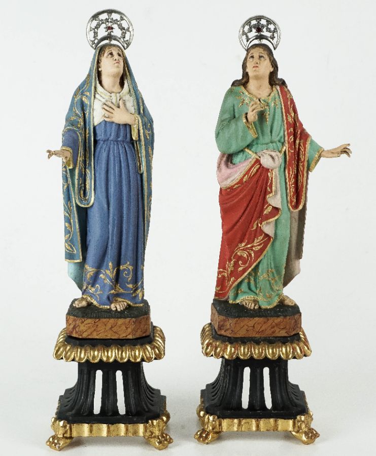 Nossa Senhora e Santo