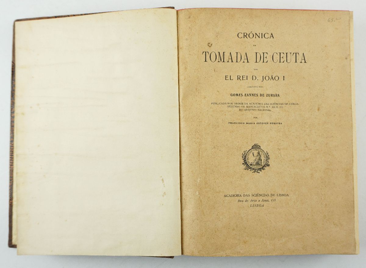 Crónica da Tomada de Ceuta por El Rei D. João I