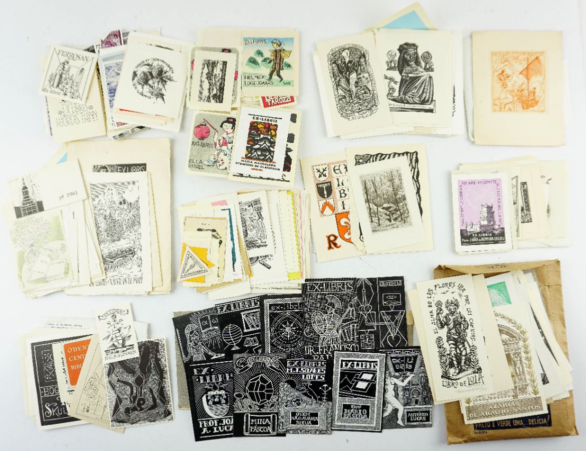 Colecção de Ex Libris e Zincogravuras de Ex-Libris anos 50/60