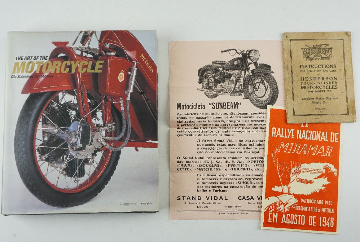 Publicações Motociclos e provas automobilísticas anos 40