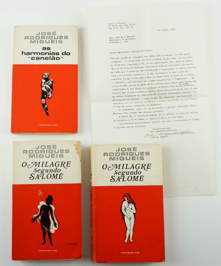 Conjunto de Livros - José Rodrigues Miguéis
