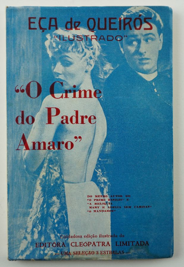 Raríssimo livro de O Crime do Padre Amaro por Eça de Queirós