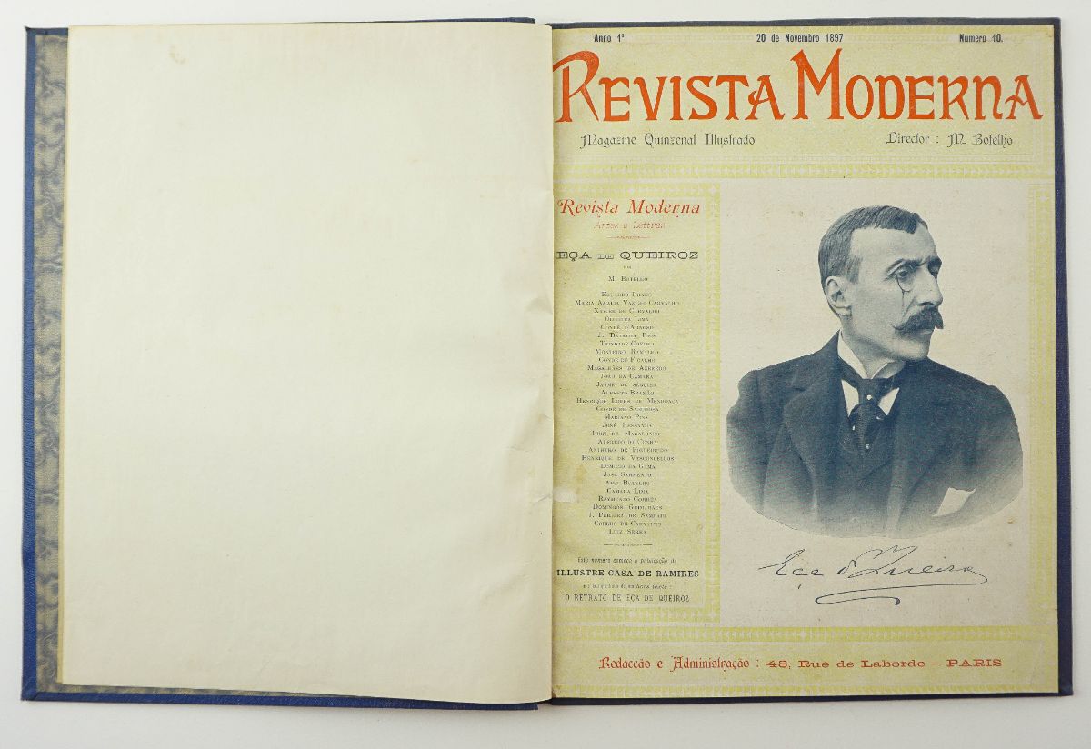 Revista Moderna A Eça de Queiroz , Artes e Letras